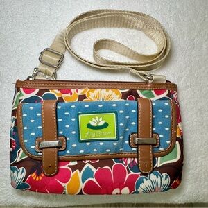 Lily Bloom Colorful Floral Crossbody Bag‎